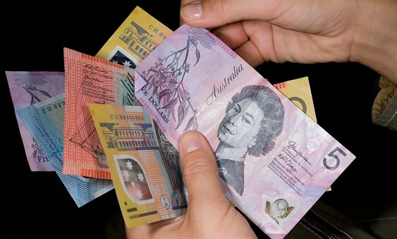 Australské bankovky. Ilustraní snímek.