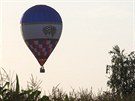 tvrtení start mistrovství republiky v balónovém létání. Atraktivní podívaná...
