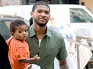 Rapper Usher se svými dvma syny