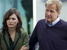 Emily Mortimerová a Jeff Daniels v seriálu Newsroom