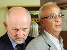 Ministr kultury Jiří Balvín (vlevo) se sešel s novým ředitelem Národního...
