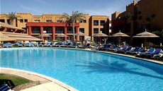Hotelový komplex Titanic Palace v egyptské Hurghad�.