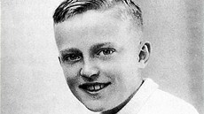 Jedenáctiletý Pavel Kohout, tedy v prvním váleném roce v roce 1939.