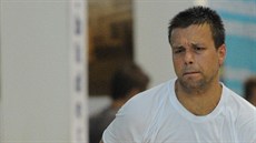 Matej Venta na tréniku Dína