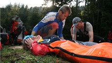 Nejnáronjí zásah letoního léta v Krkonoích. Horolezec se zranil v Labském dolu.