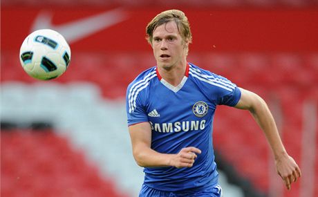 Tom Kalas v dresu londnsk Chelsea.