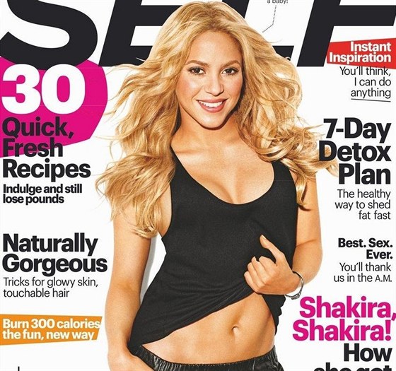 Sedm měsíců po porodu má Shakira lepší postavu než před těhotenstvím.
