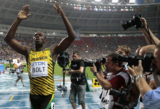 Mistr svta v bhu na 100 metr Usain Bolt.