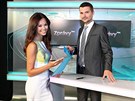 Moderátorská dvojice televize Prima Monika Leová a Tomá Drahoovský