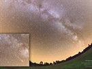 Meteorický roj Perseid vyfotografovaný 2. 8.2013