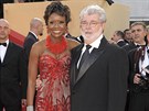 Reisér George Lucas s manelkou Mellody