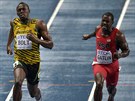 Souboj o zlato v bhu na 100 metr ml jasného a oekávaného vítze, Usain Bolt