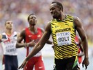 ZASE ON. Jamajan Usain Bolt obhájil na mistrovství svta v Moskv titul na
