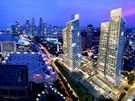 Beach Road, místo: Singapur, architekti: Foster+Partners. V budovách se té...