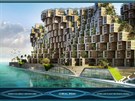 Coral Reef, místo: Haiti, architekti: Vincent Callebaut Architectures. Tvar