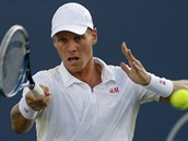 Tom Berdych na turnaji v Cincinnati