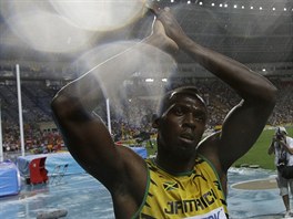 Usain Bolt z jamajky se stal podle oekvn mistrem svta v bhu na 100 metr.