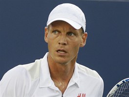 Tom Berdych na turnaji v Cincinnati