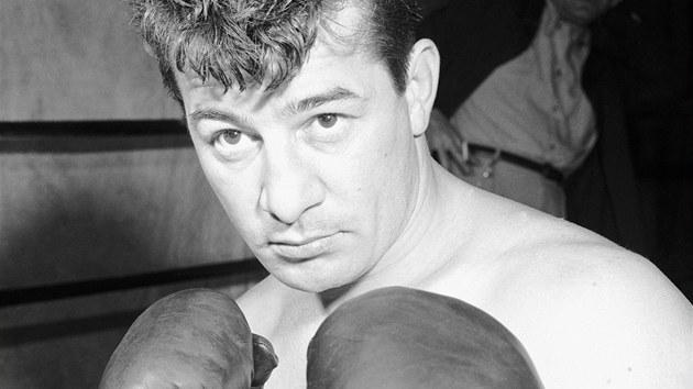 Thomas Rocco Barbella aka Rocky Graziano. V mld vbun frajer, na star kolena obdivovatel dla Pabla Picassa