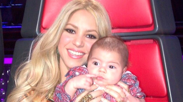 Shakira vzala syna Milana i do prce
