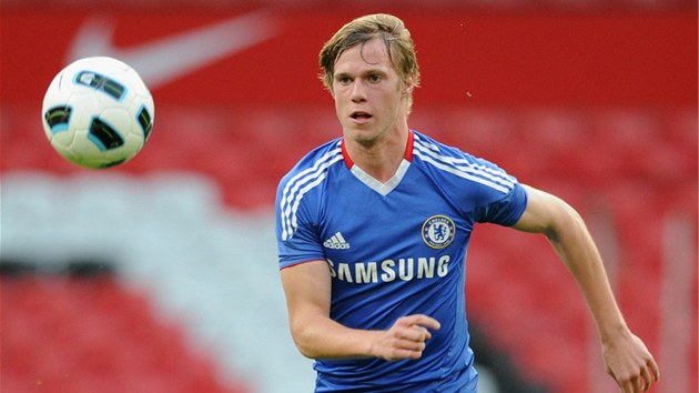 Tom Kalas v dresu londnsk Chelsea.