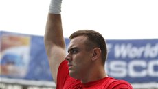�eský koula� Ladislav Prá�il v kvalifikaci.
