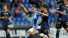 Jan Bo�il (vlevo) z Mladé Boleslavi a Jan Navrátil z Olomouce. 