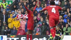 NOVÁ SEZONA, NOVÁ VÝZVA. Liverpoolský útoník Daniel Sturridge (vlevo) oslavuje...