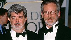 George Lucas a Steven Spielberg v roce 1999