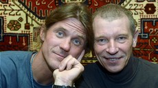 Horolezci Zden�k Hrubý (vpravo) a Marek Hole�ek na archivním snímku z 31.