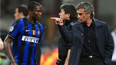 ZASE SPOLU? Samuel Eto'o a José Mourinho úsp�n� spolupracovali v Interu Milán.