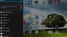 Postranní panel Appsi sidebar vám zajistí pístup k nejpouívanjím aplikacím...
