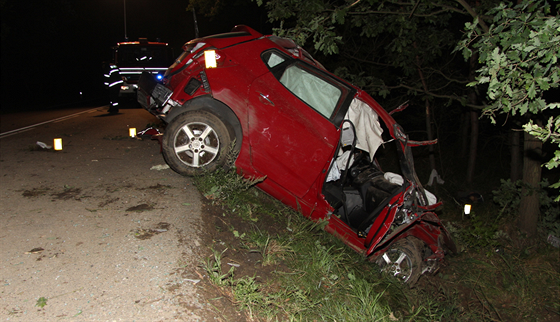 Dopravní nehoda u Sulislavi (22. 8. 2013)