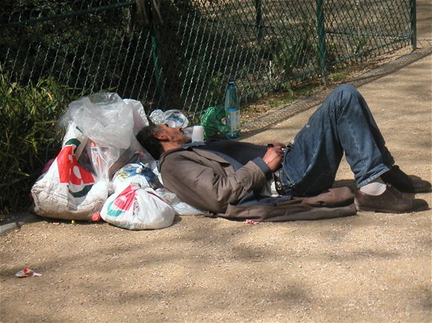 Bezdomovec (ilustrační snímek)