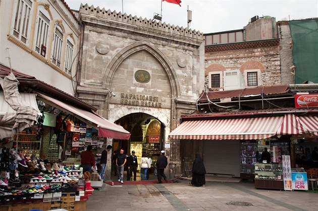 Velký bazar je pro mnohé náv�t�vníky Istanbulu nejv�t�í atrakcí. 