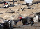 Tábor pro syrské uprchlíky v iráckém Kurdistánu  (24. srpna 2013)
