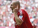 POJISTKA VÍTZSTVÍ. Arjen Robben z Bayernu Mnichov se raduje ze svého gólu.