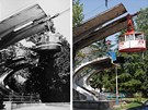 20 Then and now pictures of one of the tramways built in the 1960s. In 2008 the...