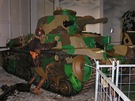 Tank LT vz. 35 v muzeu v Lešanech.