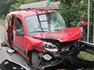 Váná dopravní nehoda u Týnit nad Orlicí (20. 8. 2013)