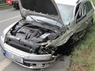 Váná dopravní nehoda u Týnit nad Orlicí (20. 8. 2013)