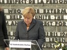 Angela Merkelová navtívila bývalý koncentraní tábor  v Dachau