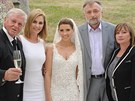 Na svatb nechybla ani první dáma Ivana Zemanová a prezidentova dcera Kateina.