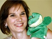 Rosnička Dagmar Honsová s kolegou žabákem