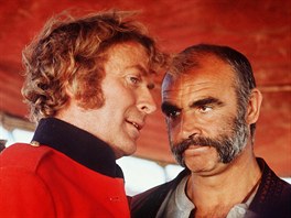 Michael Caine a Sean Connery ve filmu Mu, který chtl být králem (1975)