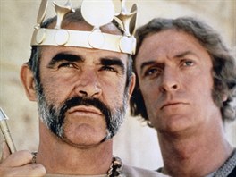 Sean Connery a Michael Caine ve filmu Mu, který chtl být králem (1975)