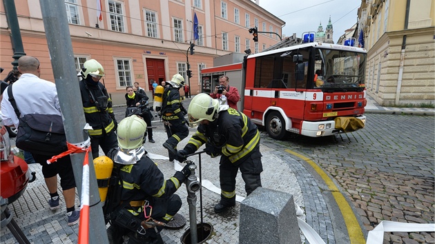 Cviení v eském muzeu hudby na Malé Stran