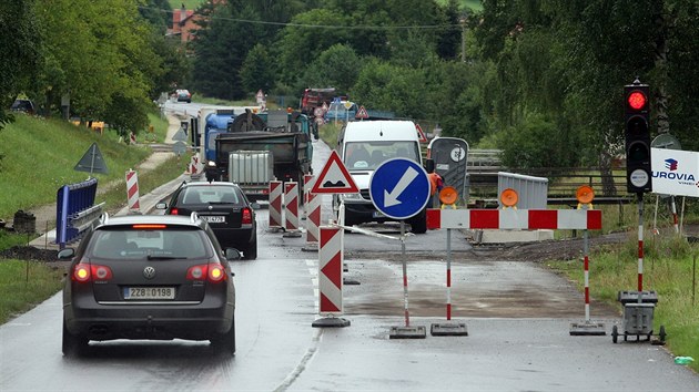 Oprava silnice z Dolní Lhoty do Horní Lhoty