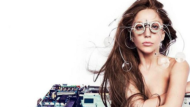 Lady Gaga na přebalu nového singlu (2013)
