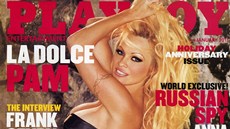 Pamela Andersonová na obálce časopisu Playboy pro leden roku 2011